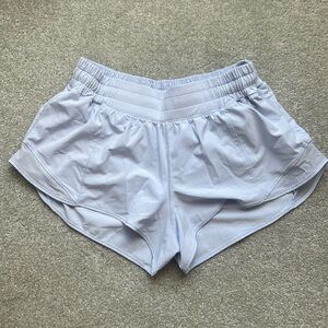 Lululemon Periwinkle Running Shorts Size 8 runs very small